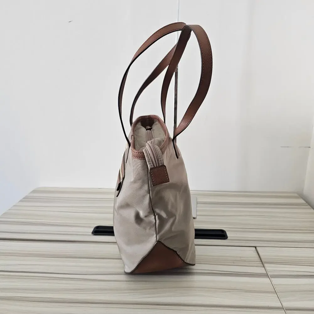 Michael Kors Tan Kempton Nylon Shoulder Tote Bag - Picture 3 of 12